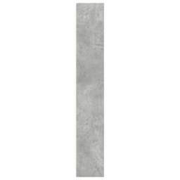 Berkfield Home Decorative Bookcase Concrete Grey 40x30x189 cm Engineered Wood - Size: 40 x 30 x 189 cm - thumbnail 5