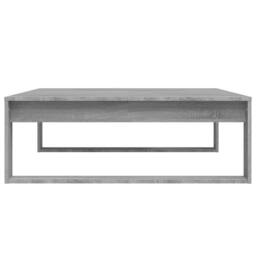 Berkfield Home Coffee Table Grey Sonoma 100x100x35 cm Engineered Wood - Size: 100 x 100 x 35 cm - thumbnail 6