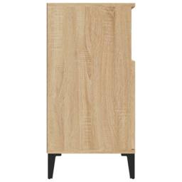 Berkfield Home Sideboard Sonoma Oak 60x35x70 cm Engineered Wood in Light Tan - Size: 60 x 35 x 70 cm - thumbnail 7