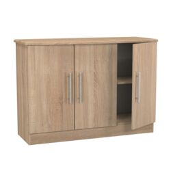 Ready Assembled 2 U Carlton 3 Door Sideboard (Ready Assembled) in Light Oak - Size: Large - thumbnail 6