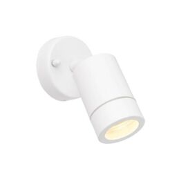 Netlighting Palin Outdoor Spotlight Gloss White Glass IP44 GU10