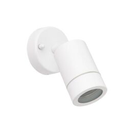 Netlighting Palin Outdoor Spotlight Gloss White Glass IP44 GU10 - thumbnail 2
