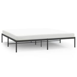 Berkfield Home Metal Bed Frame Black 183x213 cm - thumbnail 2