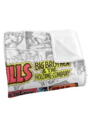 Big Brother & The Holding Company Cheap Thrills Silky Touch Super Soft Throw Blanket 152 X 127 cm in White - thumbnail 3