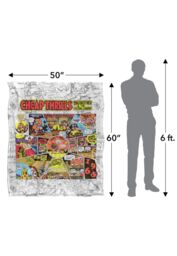 Big Brother & The Holding Company Cheap Thrills Silky Touch Super Soft Throw Blanket 152 X 127 cm in White - thumbnail 5