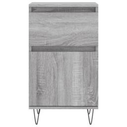 Berkfield Home Sideboards 2 pcs Grey Sonoma 40x35x70 cm Engineered Wood - Size: 40 x 35 x 70 cm - thumbnail 6