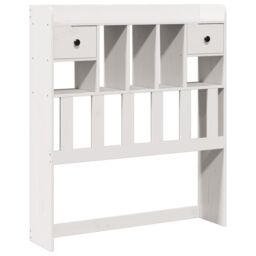 Berkfield Home Bookcase Bed without Mattress White 90x200cm Solid Wood Pine - Size: 90x200 cm - thumbnail 6