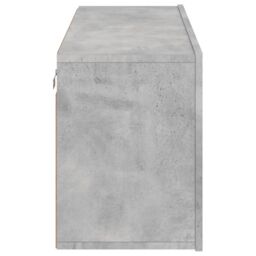 Berkfield Home TV Cabinet Wall-mounted Concrete Grey 100x30x41 cm - Size: 100 x 30 x 41 cm - thumbnail 7