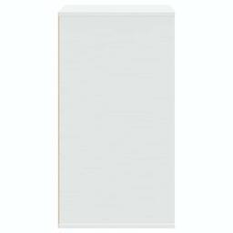 Berkfield Home Corner Chest of Drawers White 60x41x76 cm Engineered Wood - Size: 60 x 41 x 76 cm - thumbnail 6