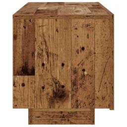 Berkfield Home TV Cabinet Old Wood 100x35x40 cm Engineered Wood in Brown - Size: 100 x 35 x 40 cm - thumbnail 5