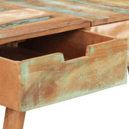 Berkfield Home Beautiful Dressing Table with Mirror 112x45x76 cm Solid Reclaimed Wood - Size: 112 x 45 x 76 cm - thumbnail 6