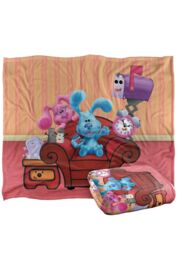 Blues Clues Blue's Clues Character Group Silky Touch Super Soft Throw Blanket 152 X 127 cm in White - thumbnail 2