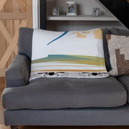 Benjamin Tate Design Art Deco Ship Blanket in Natural - Size: 120 cm x 150 cm - thumbnail 2