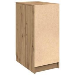 Berkfield Home Desk Cabinet Artisan Oak 33x50x75 cm Engineered Wood in Brown - Size: 33 x 50 x 75 cm - thumbnail 6