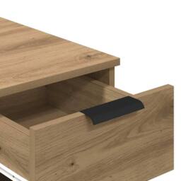 Berkfield Home Desk Cabinet Artisan Oak 33x50x75 cm Engineered Wood in Brown - Size: 33 x 50 x 75 cm - thumbnail 8