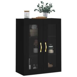 Berkfield Home Wall Mounted Cabinet Black 69.5x34x90 cm - thumbnail 4