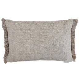 Oryx Herringbone Fringed Cushion