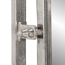 Luggage Rack with Coat Hangers Wall Mounted Aluminium - thumbnail 4