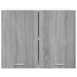 Berkfield Home Hanging Cabinet Grey Sonoma 80x31x60 cm Engineered Wood - Size: 80 x 31 x 60 cm - thumbnail 5