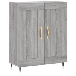 Berkfield Home Highboard Grey Sonoma 69.5x34x180 cm Engineered Wood - thumbnail 6