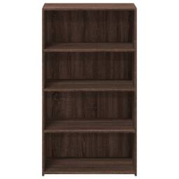 Berkfield Home Highboard Brown Oak 70x41x124 cm Engineered Wood - Size: 70 x 41 x 124 cm - thumbnail 4