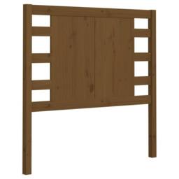 Berkfield Home Headboard Honey Brown 81x4x100 cm Solid Wood Pine - Size: 81 x 4 x 100 cm - thumbnail 1