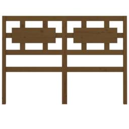 Berkfield Home Beautiful Bed Headboard Honey Brown 205.5x4x100 cm Solid Wood Pine - thumbnail 4