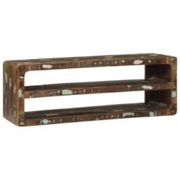 Berkfield Home TV Cabinet 100x32x36 cm Solid Wood Reclaimed in Brown - Size: 100 x 32 x 36 cm - thumbnail 2