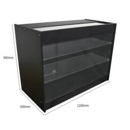 Monstershop K1200 Retail Product Display Cabinet - Black - thumbnail 5