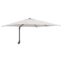 Berkfield Home Patio Umbrella Sand Polyester, Aluminium Large Foldable in Beige