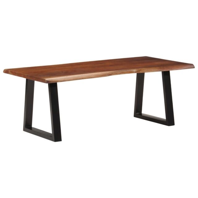 Berkfield Home Coffee Table Honey Brown 110x55x40 cm Solid Wood Acacia - Size: 110 x 55 x 40 cm - image 1