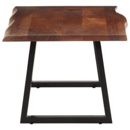 Berkfield Home Coffee Table Honey Brown 110x55x40 cm Solid Wood Acacia - Size: 110 x 55 x 40 cm - thumbnail 3