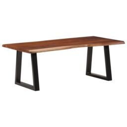 Berkfield Home Coffee Table Honey Brown 110x55x40 cm Solid Wood Acacia - Size: 110 x 55 x 40 cm - thumbnail 1