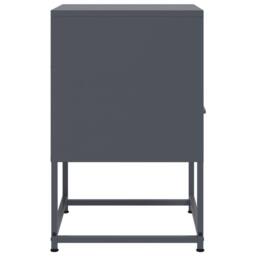 Berkfield Home Durable Bedside Cabinets 2 pcs Anthracite 36x39x60.5 cm Steel in Dark Grey - thumbnail 7