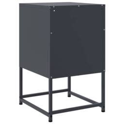 Berkfield Home Durable Bedside Cabinets 2 pcs Anthracite 36x39x60.5 cm Steel in Dark Grey - thumbnail 8
