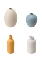 Living and Home Set of 4 Ceramic Vases for Home Decor - thumbnail 2