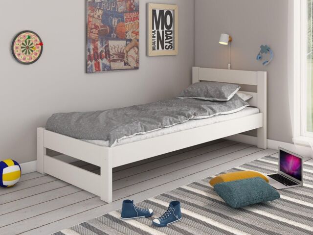 Tera Solid Wood Single Bed