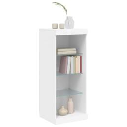 Berkfield Home Sideboard with LED Lights White 41x37x100 cm - Size: 41 x 37 x 100 cm - thumbnail 4