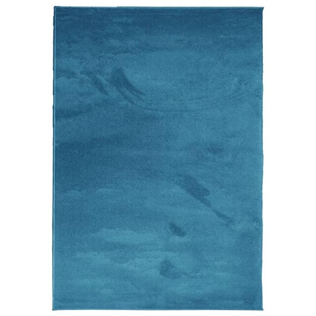Berkfield Home Rug OVIEDO Short Pile Turquoise 160x230 cm - Size: Medium - image 1