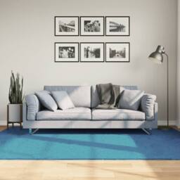 Berkfield Home Rug OVIEDO Short Pile Turquoise 160x230 cm - Size: Medium - thumbnail 2