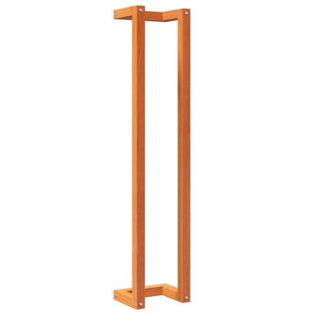 Berkfield Home Towel Rack Wax Brown 23x18x110 cm Solid Wood Pine - Size: 23 x 18 x 110 cm - image 1