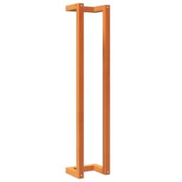 Berkfield Home Towel Rack Wax Brown 23x18x110 cm Solid Wood Pine - Size: 23 x 18 x 110 cm