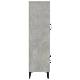 Berkfield Home Highboard Concrete Grey 70x31x115 cm Engineered Wood - Size: 70 x 31 x 115 cm - thumbnail 8