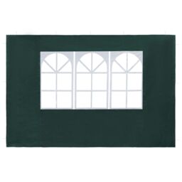 Berkfield Home Party Tent Sidewall 2 pcs with Window PE Green - thumbnail 2
