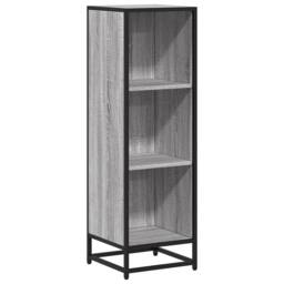 Berkfield Home Modern Book Cabinet Grey Sonoma 33.5x33x107.5 cm Engineered Wood - thumbnail 3