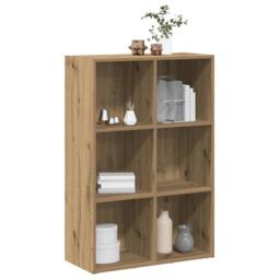 Berkfield Home Book Cabinet/Sideboard Artisan Oak 66x30x98 cm Engineered Wood in Brown - Size: 66 x 30 x 98 cm - thumbnail 4