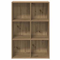 Berkfield Home Book Cabinet/Sideboard Artisan Oak 66x30x98 cm Engineered Wood in Brown - Size: 66 x 30 x 98 cm - thumbnail 5