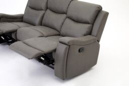 Home Detail Collins Air Leather 3 Seater Recliner Sofa in Grey - thumbnail 5