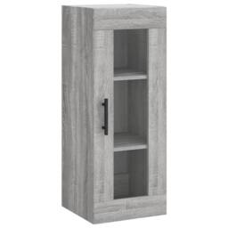 Berkfield Home Highboard Grey Sonoma 34.5x34x180 cm Engineered Wood - thumbnail 5