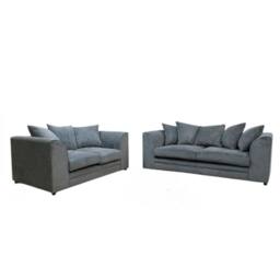 SNUG FURNITURE BIRMINGHAM LTD Fernando 3+2 Sofa Set in Grey - thumbnail 2